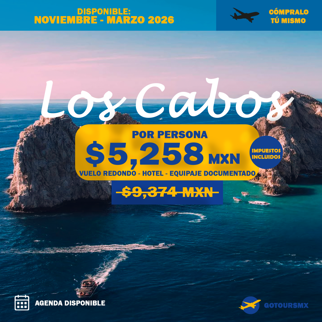 Los Cabos Básico – 4 Días / 3 Noches